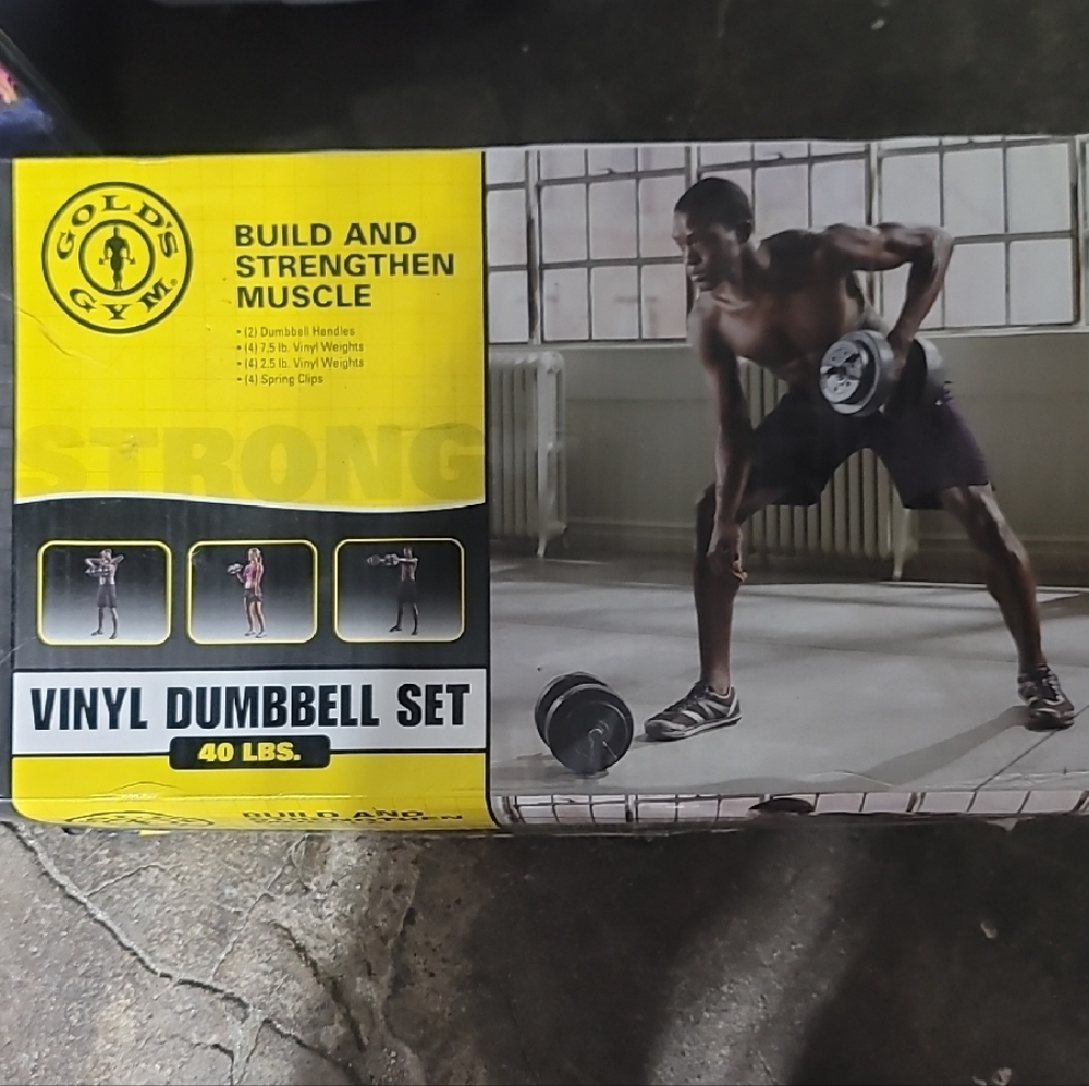 Gold's Gym Vinyl Dumbbell Set